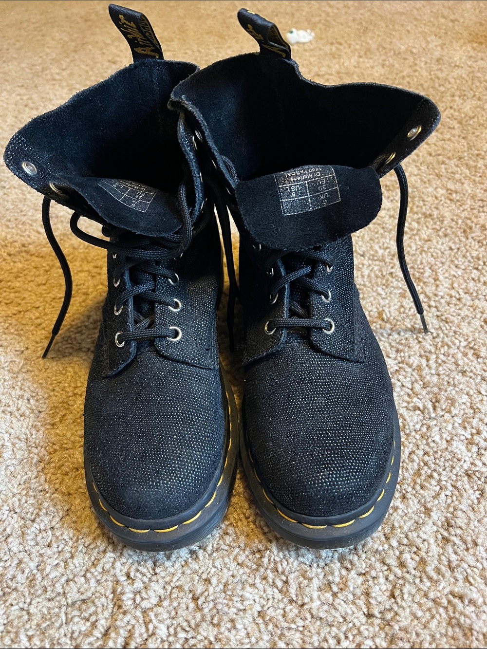 Dr. Martens Women’s 1460 Pascal Black Glitter Boots